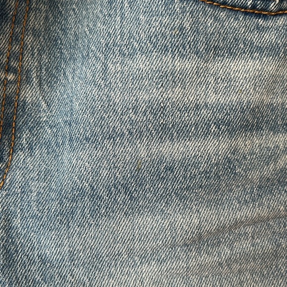 Levi's Ribcage Jean Shorts size 27 button fly denim jorts - Picture 9 of 9